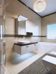 Looking for the right ambient in your bathroom? Bathroom Furniture Ideas Hanging Furniture In White Color With Black Decorations 3d Render Stock Photo Picture And Royalty Free Image Image 50514002