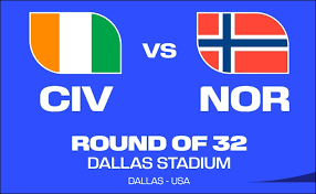 Costa de Marfil vs Noruega: Juego ONLINE | Copa del Mundo 2026 | Dieciseisavos de Final
