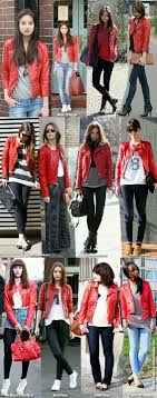 Pin De Christina Yee En Preppy Fashion Ropa Chaquetas Rojas Chaqueta Cuero Roja
