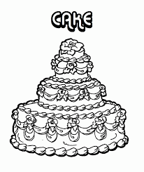 Discard (or crumble over ice cream!). Wedding Cake Coloring Pages Coloring Home