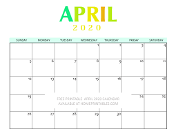 Check spelling or type a new query. Free Printable April 2020 Calendars For Instant Download