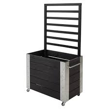 Cubic Bac A Fleur Et Treillis 87x50x155cm Plus Vinuovo Jardin en pente terrasse extérieure terrasse jardin inspiration terrasse treillis jardin bac à fleurs jardin de reve claustra jardin exterieur. cubic bac a fleur et treillis 87x50x155cm plus