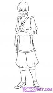 Learn how to draw avatar the last airbender pictures using these outlines or print just for coloring. How To Draw Avatar The Last Airbender Characters With Aang Zuko Toph Sokka And Katara Drawing Cartoons Lessons Tutorials For Kids Children