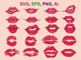 | view 51 kissing lip illustration, images and graphics from +50,000 possibilities. Pin On Cricut Svg Files