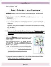 Answer key for student exploration human karyotyping recognizing the mannerism ways to get this book answer key for student exploration human karyotyping is additionally useful. Humankaryotypingse Geiger Name Kyle Geiger Date Student Exploration Human Karyotyping Vocabulary Autosome Chromosomal Disorder Chromosome Course Hero