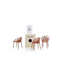 With that goal in mind and inspired by small trees which american gardeners had fashioned into the shape of seating furniture, the french designers ronan and erwan bouroullec set about designing the vegetal. Miniature Vegetal Set Of 3 Red Bouroullec Vitra Milia Shop