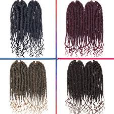 Details About Soft Faux Locs Curly Crochet Braids Goddess Hairstyle Synthetic Hair Extension J