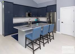 Check spelling or type a new query. Blue Kitchen With Accent Island Norfolk Kitchen Bath