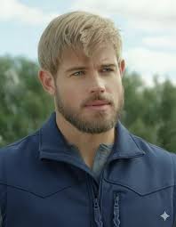 Which vest color, brown or blue?