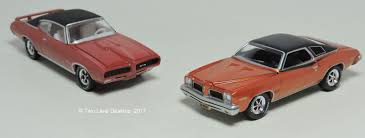 johnny lightning 1973 pontiac gto and m2 machines 1969 pontiac gto johnny lightning 1973 pontiac gto and
