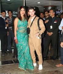 The couple got married as christian tradition on december 1. Priyanka Chopra And Nick Jonas Looks Besotted As They Leave Jodhpur Daily Mail Online