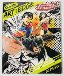 Item 8 crayola art with edge batman 30 premium coloring pages! Justice League Crayola Art With Edge 30 Pages Coloring Book For Sale Online Ebay