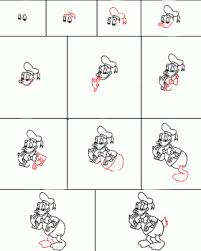 His teacher, miss maxwell, is coming to visit him at the big blue house. How To Draw Cartoon Characters Step By Step From Disney Drawing Art Ideas