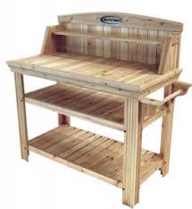 Suncast Cedar Potting Table 159 Shipped My Frugal Adventures Wood Storage Sheds Potting Table Potting Bench