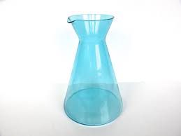 The lifestraw home is a premium water filter pitcher that protects against more than 30 tap water contaminants including bacteria, parasites, microplastics, lead, pfas, chlorine, herbicides and pesticides. Large Vintage Modern Glass Water Pitcher Minimalist Glass Etsy Modern Glass Aqua Glass Glass Carafe