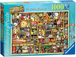 Founded 28 jigsaw puzzles of painter colin thompson with 1000 pieces. Ravensburger Curious Cupboards No 1 The Kitchen Cupboard 1000 Piece Jigsaw Puzzle For Adults And Kids Age 12 Years Up Amazon Co Uk Toys Games