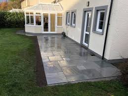 Outdoor Spaces Grey Limestone Patio Supplied Fitted This Facebook