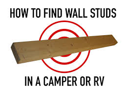 How To Find Wall Studs In A Camper Trailer Or Rv Finding Studs In Wall Camper Repair Camping Camper
