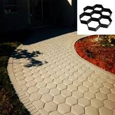 30x30 Garden Diy Plastic Driving Way Paving Mould Step Stone Maker Cement Mold Patio Pavers Design Diy Patio Pavers Diy Garden