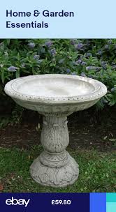 Bird Bath And Feeder Table Ornate Bird Bath Feeder Table Hand Cast Stone Garden Ornament Patio Onefold Uk Bird Bath Garden Ornaments Garden Stones
