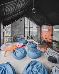 With a bed inside, it's the most comfortable & versatile chair in the world. Nature Themed Glasshouse Cafe With A Bean Bag Loft A Train Suite In Thailand Shout