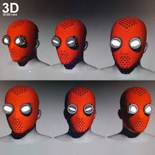 A skin mod for ultimate marvel vs capcom 3. 3d Printable Model Spider Man Homecoming Homemade Eye Goggle Mask Face Shell Helmet Print File Format S 3d Printable Models Spiderman Spiderman Cosplay