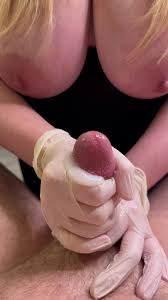 White Glove Handjob with Huge Cumshot ft. Maria Kane: Ballbusting,  Canadian, Gloves, Massage, Orgasm Porn | Faphouse