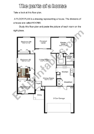 Just like our first house floor plan and our current house floor plan from yesteryear, a bunch of you have requested a new house floor plan. The Floor Plan And Parts Of A House Esl Worksheet By Marcia Luiza