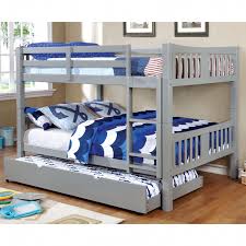Furniture Of America Dai Contemporary Full Over Full Bunk Bed Deco Chambre Chambre A Coucher Lit Gigogne