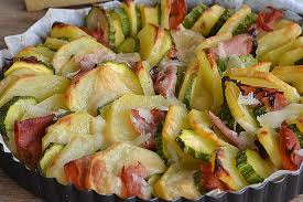 Gratin Leger De Pommes De Terre Courgettes Et Jambon Ww En 2020 Recettes De Cuisine Courgette Pomme De Terre Recette Avec Courgette