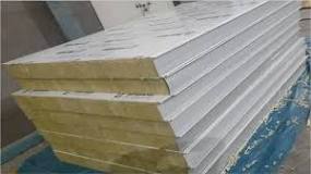 Color Coated Rockwool Sandwich Panels, 3*1.2 Meter at ₹ 115 ...