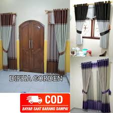 Beli gorden pintu kamar online berkualitas dengan harga murah terbaru 2021 di tokopedia! Gorden Blackout Buludru Import Jendela Pintu Minimalis Kamar Tidur Tirai Gorden Jendela Pendek Shopee Indonesia