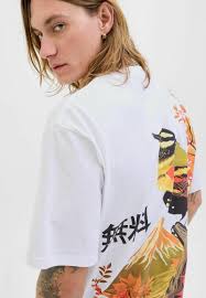 Jack & Jones GEDRUCKT RUNDHALSAUSSCHNITT