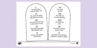 This catholic ten commandments cd and coloring book can help your children understand the virtues. Free Printable 10 Commandments Colouring Page Colouring Sheets