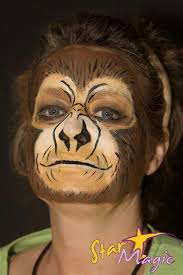 Monkey Makeup Karneval Schminken Affe Schminken Einfach Affchen Schminken