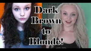 …because everyone knows that brunettes do it better, right? Dye Dark Brown Hair To Blonde At Home