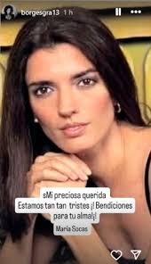 Murió la actriz María Socas