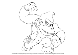 Learn How To Draw Donkey Kong From Super Smash Bros Super Smash Bros Step By Step Drawing Tutorials Donkey kong (easy print no support). learn how to draw donkey kong from