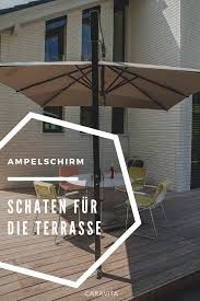 Schattenspender Fur Terrasse Und Balkon Sonnenschirm Ampelschirm Schirm