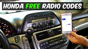 Entering the radio code is super simple. Honda Radio Code For Free Youtube
