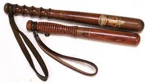 2 Antique Scotland Police Truncheon Billie Clubs Mar 15 2014 Affiliated Auctions In Fl Club Weapon Wood Sword Military Gear Tactical