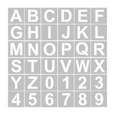 No of 5 inch printable alphabet stencils: 36pcs 5 Inch Letter And Number Stencils Reusable Washable Alphabet Stencils Pet Ebay