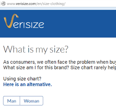 verisize com what size am i for this brand know your size