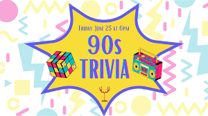 Check out our 90s trivia selection for the very best in unique or custom, handmade pieces from our party games shops. 90s Trivia Night Timber Hill Winery