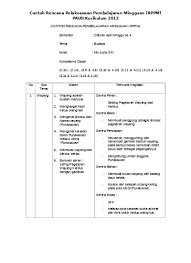 Penguji mengajukan pertanyaan yang berfokus pada pendalaman ada/tidaknya rencana refleksi dan proses penyusunan rpp dikaitkan dengan penelitian/ informasi baru. Contoh Rencana Pelaksanaan Pembelajaran Mingguan Rppm Paud Kurikulum 2013