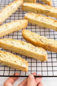Gluten free cranberry almond biscotti is a delicious, crunchy treat for dipping into coffee or any hot beverage you choose. Crunchy Almond Biscotti Gluten Free Dairy Free Dish By Dish