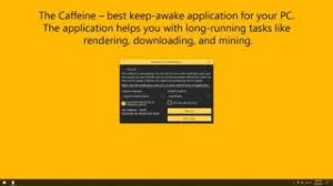 Caffeine refers to the freeware locking app that is meant for prevention filed in the windows boot software caffeine is licensed as freeware for pc or laptop with windows 32 bit and 64 bit operating system. 14 Caffeine For Windows Alternatives Top Best Alternatives