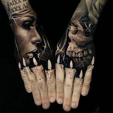 Black And Grey Hand Tattoos For Men 125 Best Hand Tattoos For Men Cool Designs Ideas 2019 Guide Hand Tattoos For Guys Hand Tattoos Candle Tattoo