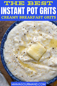 Easy Creamy Instant Pot Grits Recipe In 2020 How To Cook Grits Recipes Instant Pot Dinner Recipes