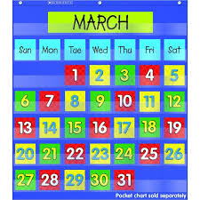 calendar dates pocket chart add ons work classroom